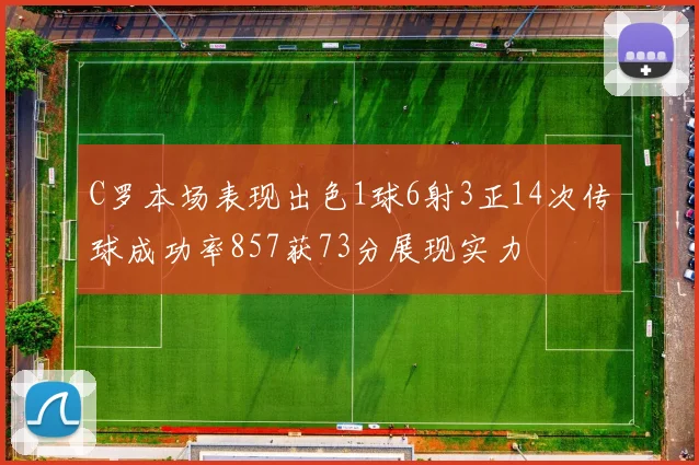 C罗本场表现出色1球6射3正14次传球成功率857获73分展现实力