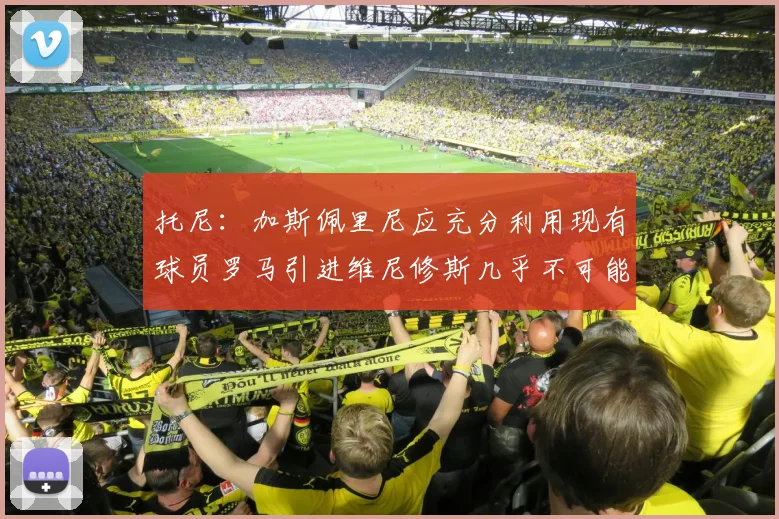 托尼：加斯佩里尼应充分利用现有球员罗马引进维尼修斯几乎不可能
